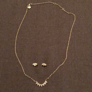 Stella & Dot necklace and earrings